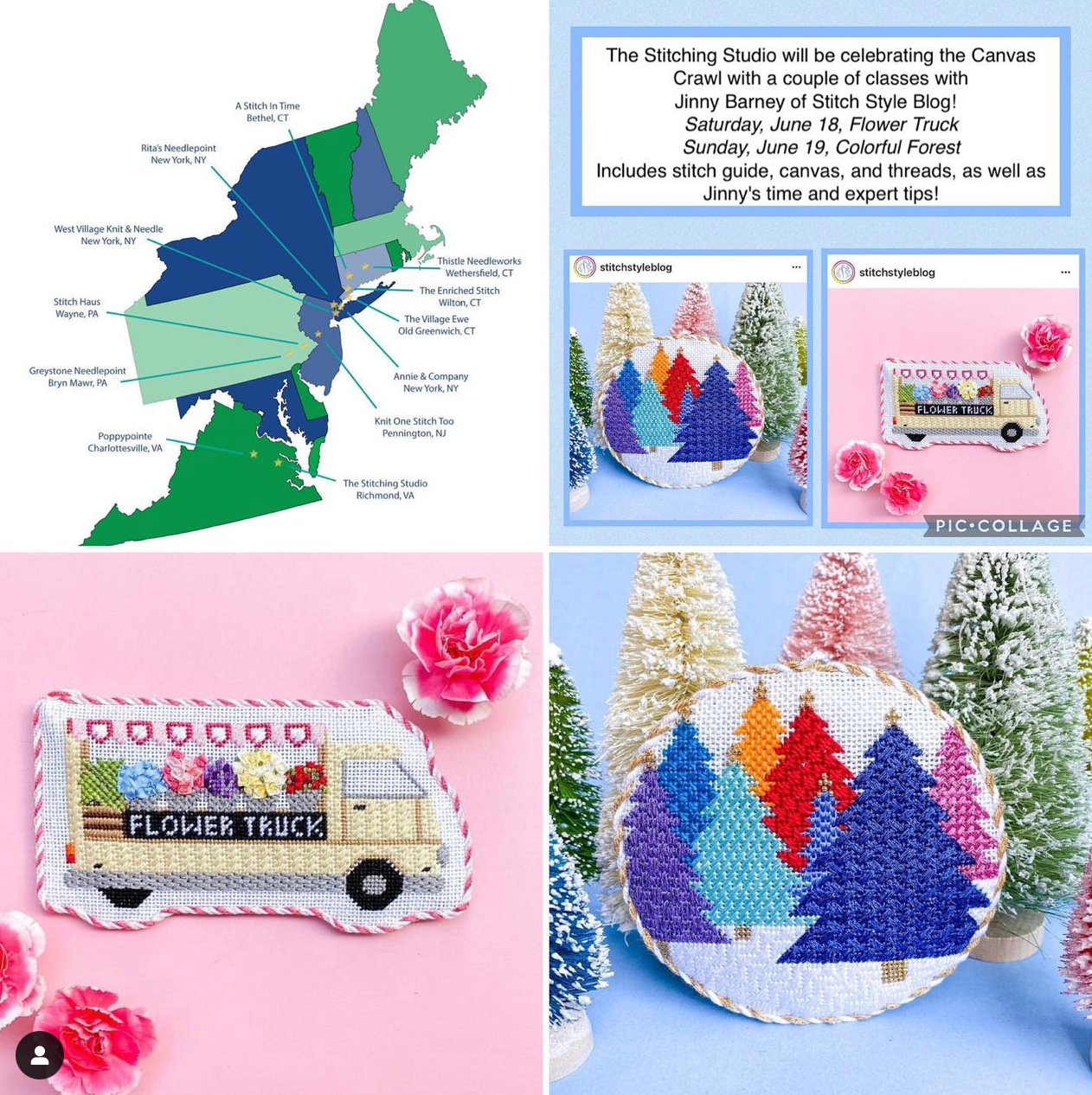 Canvas Crawl at the Stitching Studio: Join me for class!