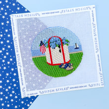 Load image into Gallery viewer, Patriotic Tote Bag Needlepoint Canvas
