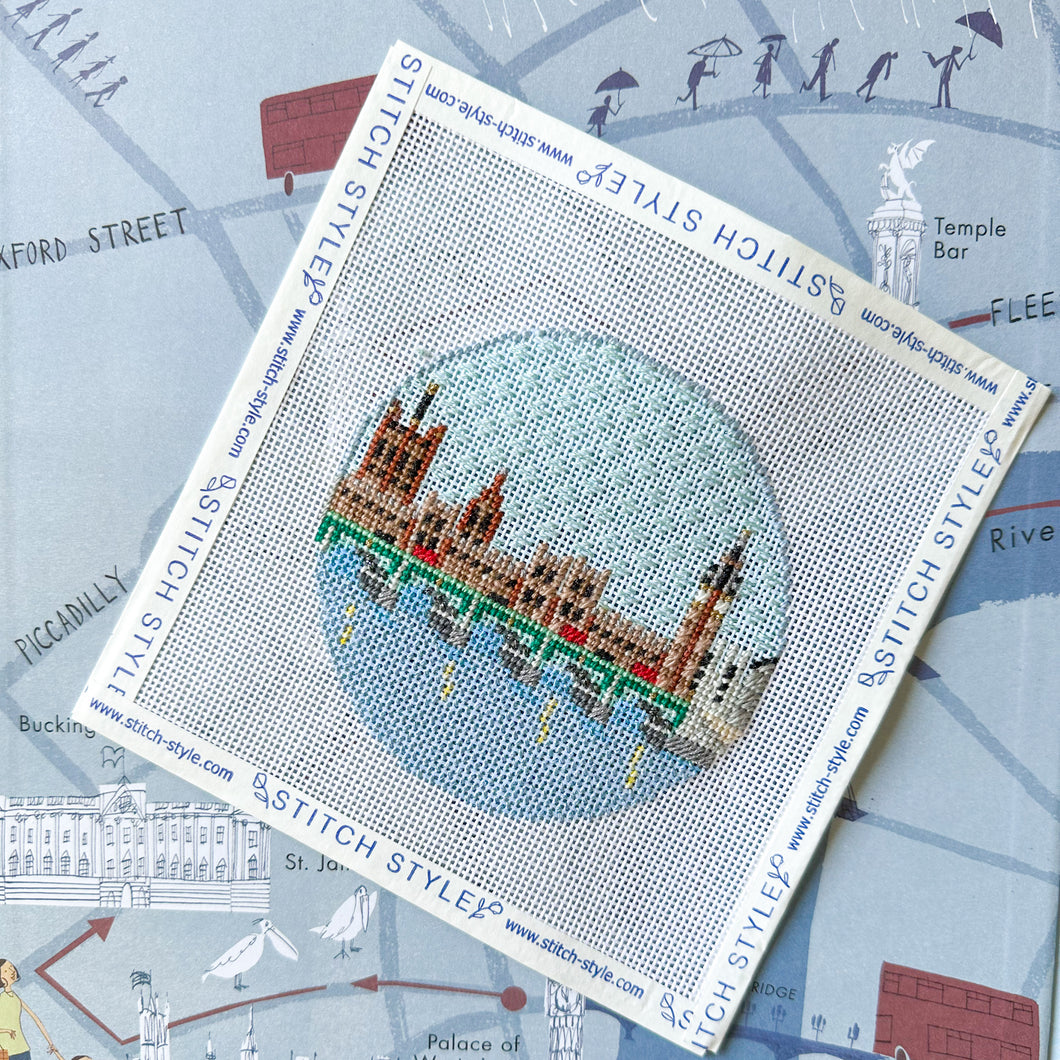 Houses of Parliament Needlepoint Canvas