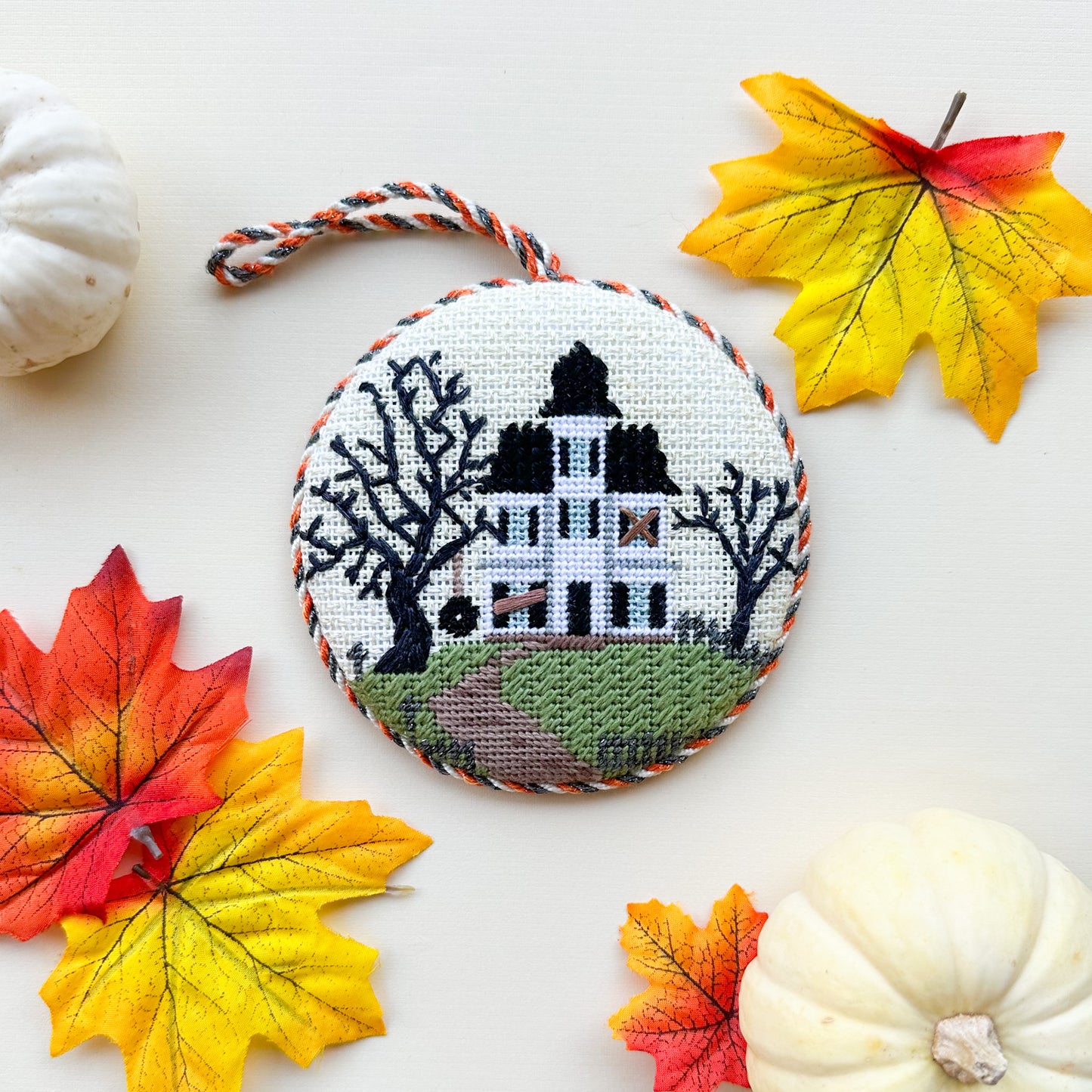 Haunted House Needlepoint Canvas