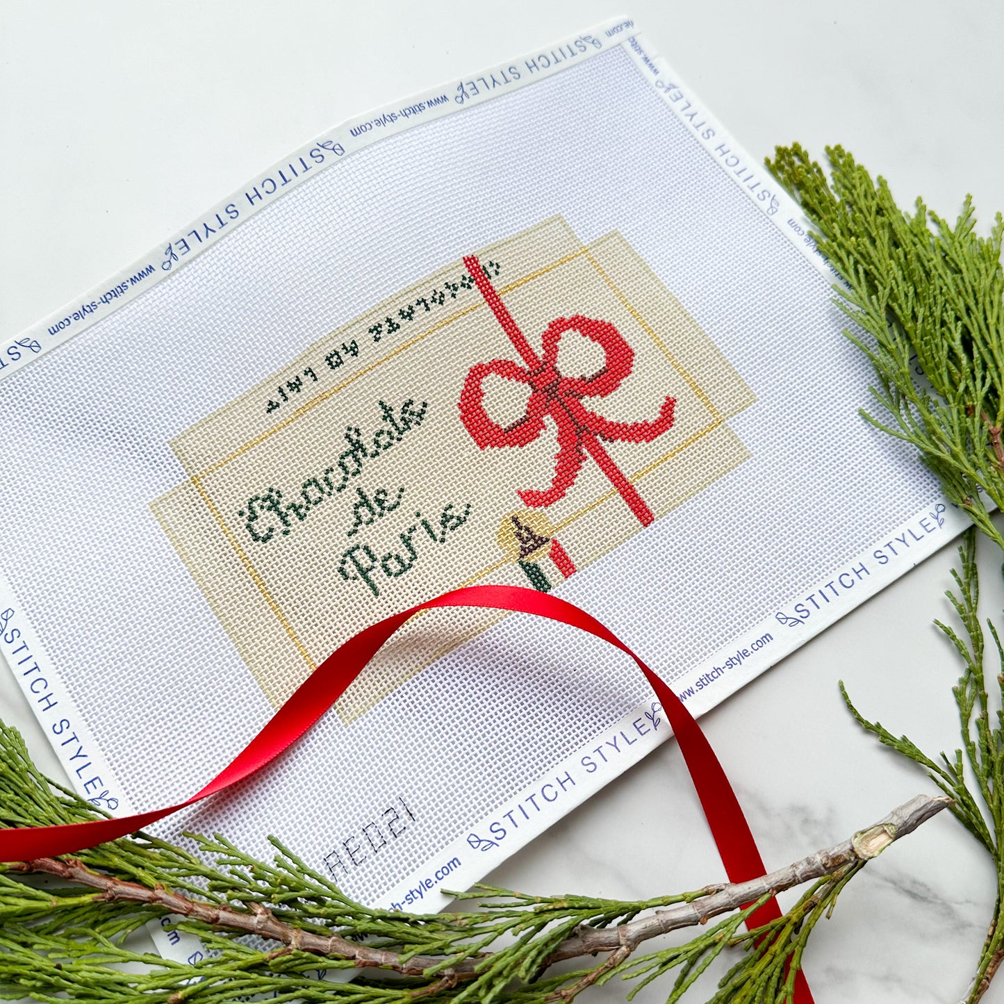 3D Chocolates de Paris Needlepoint Canvas