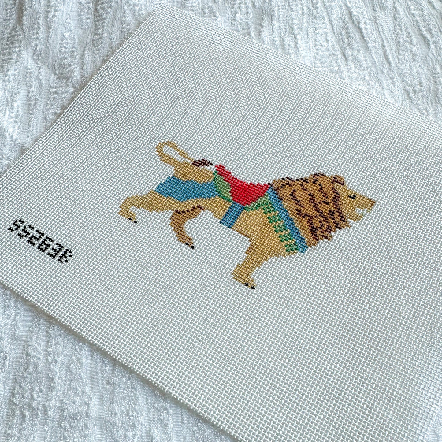 Carousel Animals 18 mesh Needlepoint Canvas