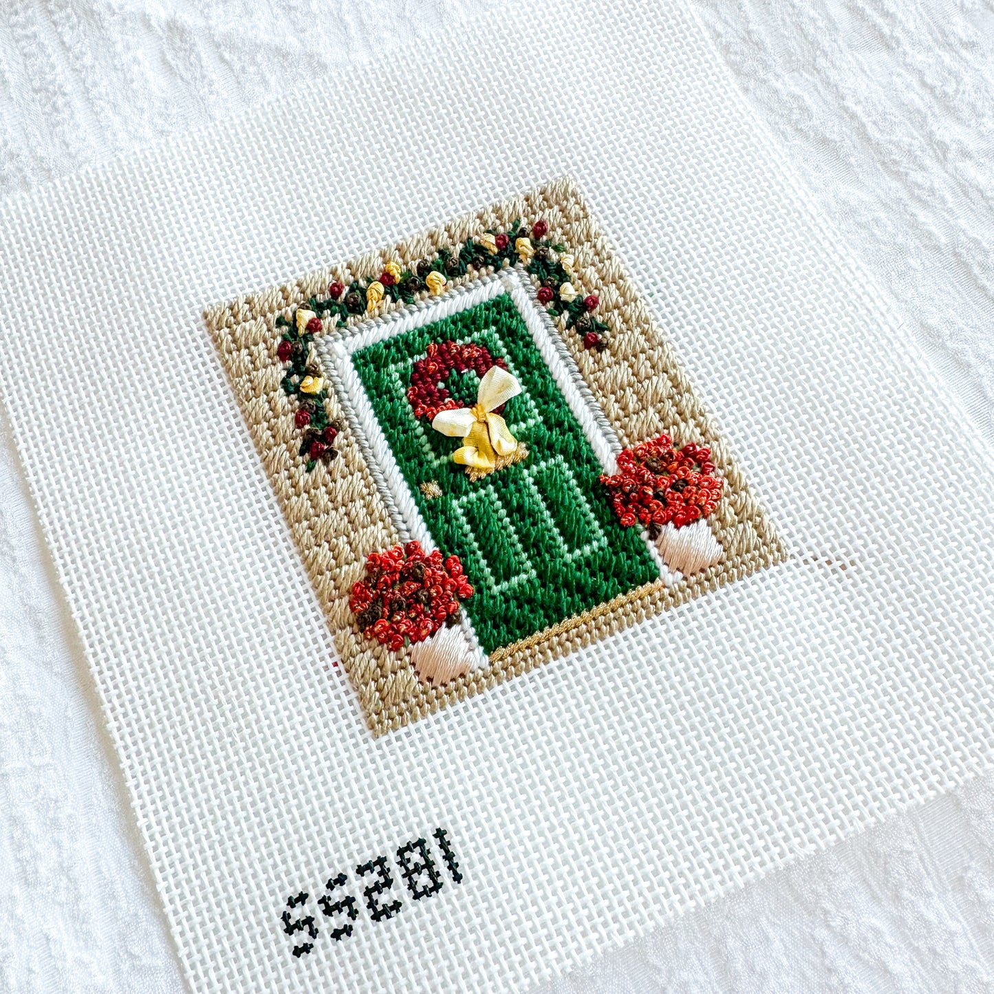 Autumn Door 13 count Needlepoint Canvas