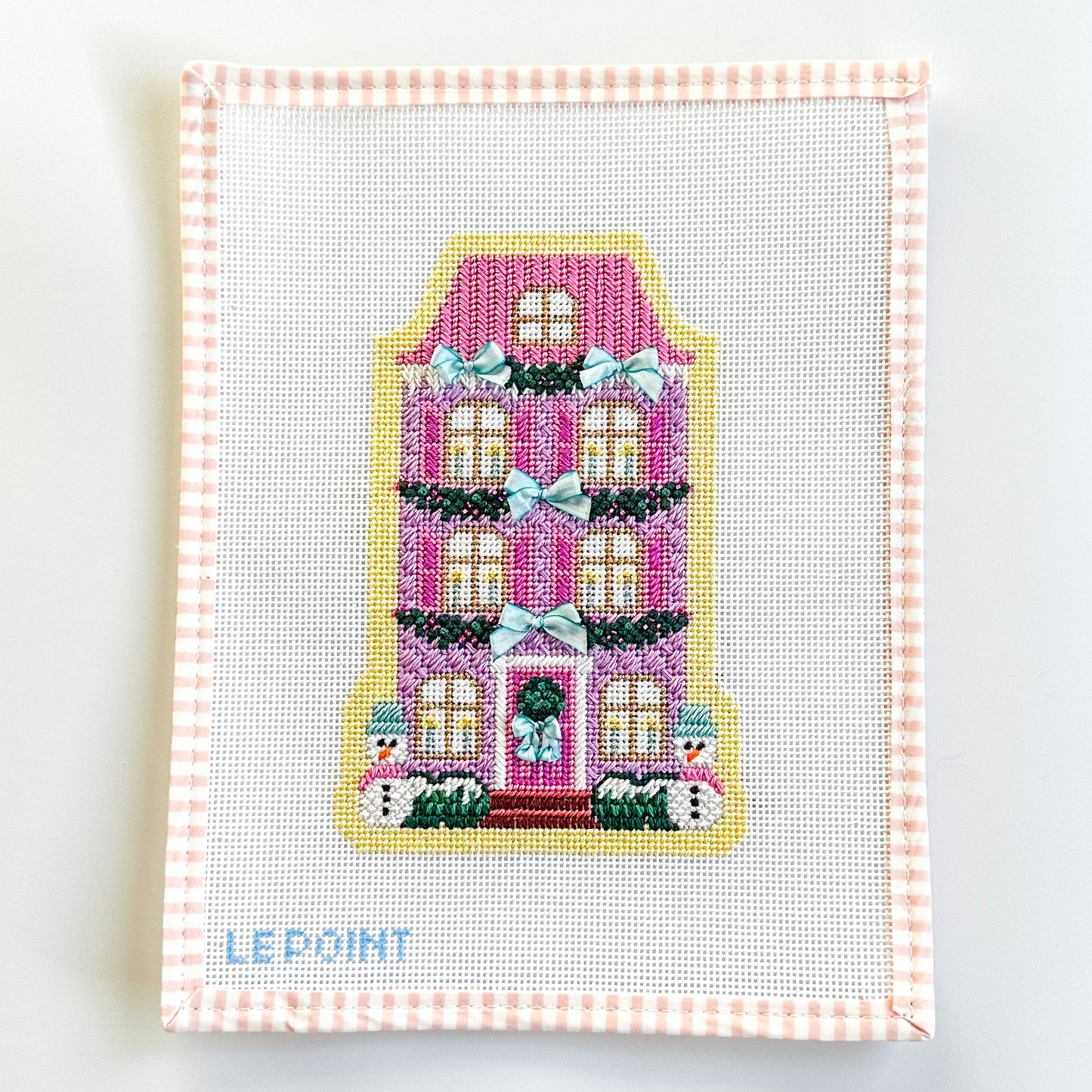 Stitch Guide for Le Point Studio Purple Row House