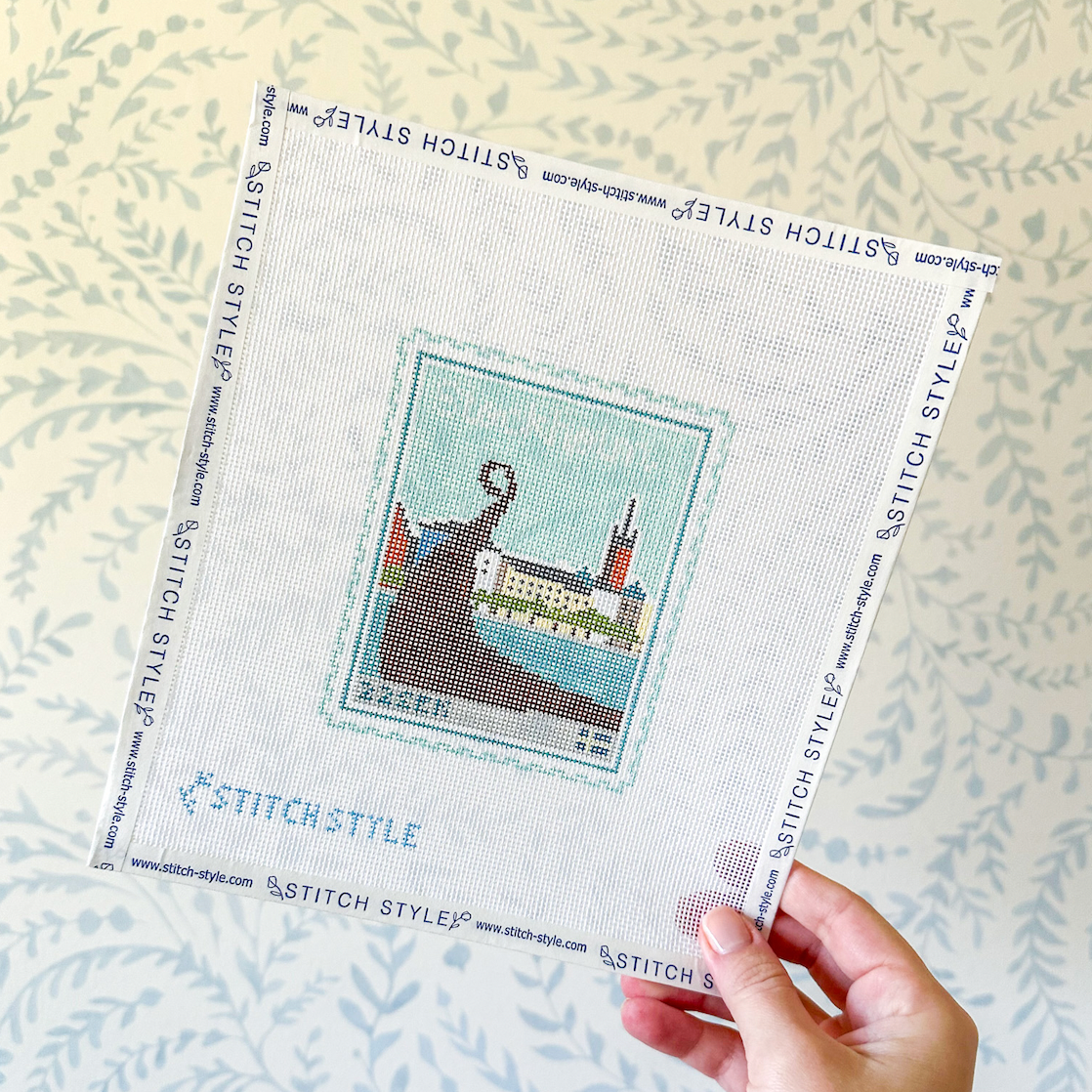 Stockholm Stamp 18 Mesh Needlepoint Canvas