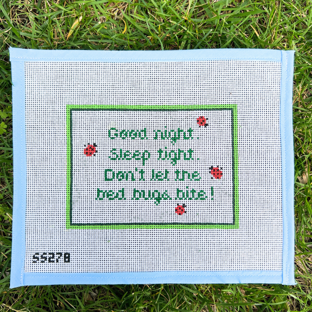 Good Night, Sleep Tight Needlepoint Canvas