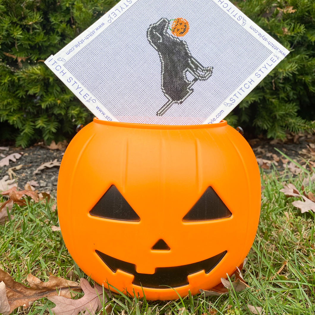 Halloween Dog Needlepoint Canvas
