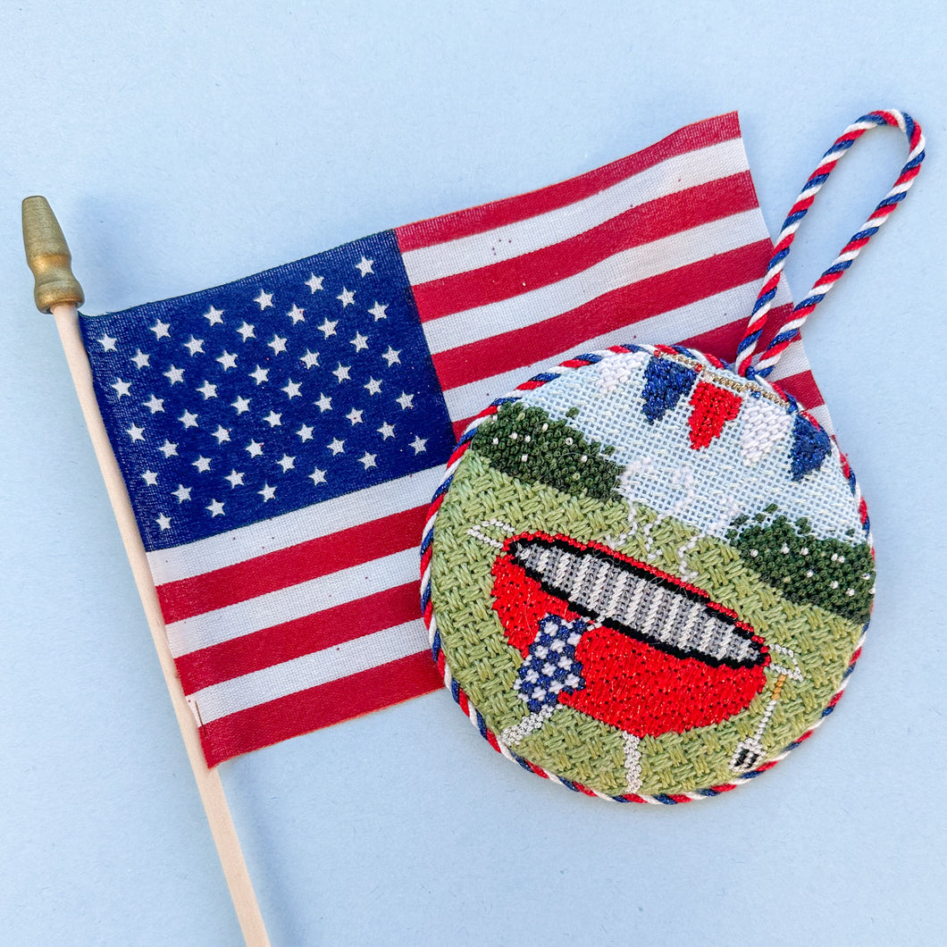 4TH of July Grill Needlepoint Canvas