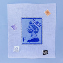 Load image into Gallery viewer, Queen Elizabeth Stamp Needlepoint Canvas
