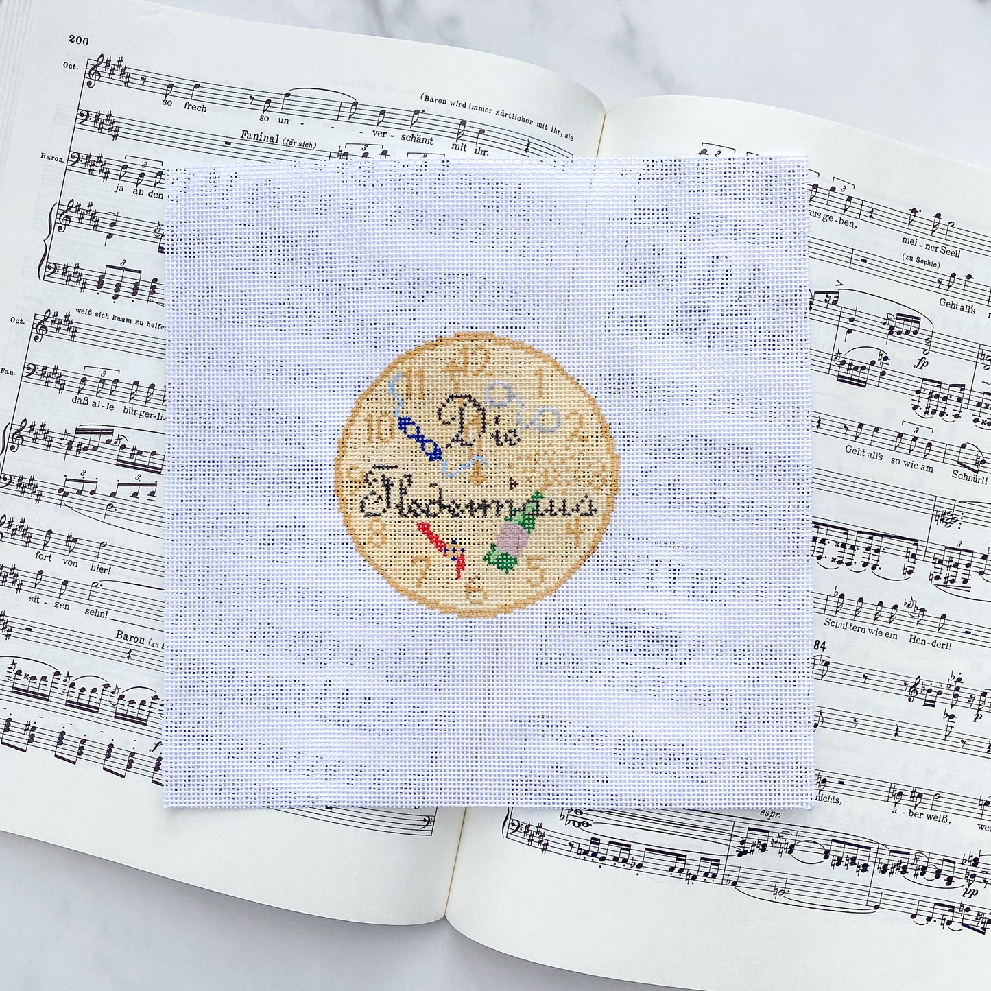 Opera Stitch: Die Fledermaus Needlepoint Canvas