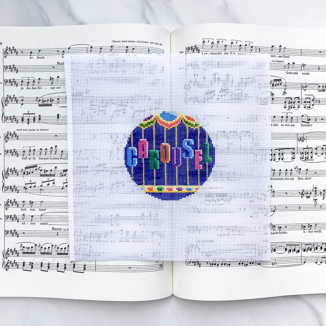 Opera Stitch: Musicals: Carousel Needlepoint Canvas
