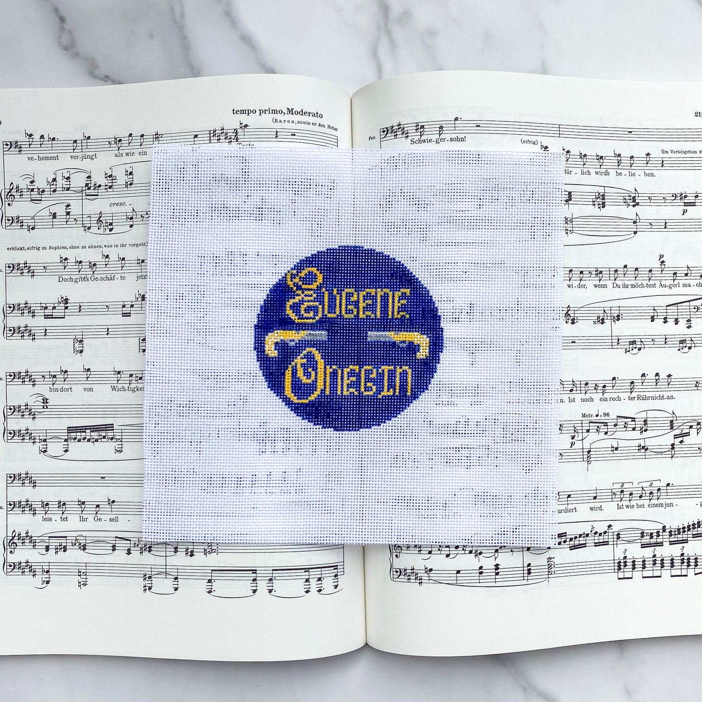 Opera Stitch: Eugene Onegin Needlepoint Canvas