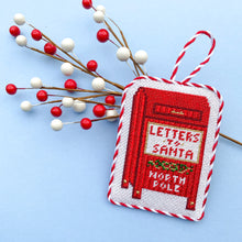 Load image into Gallery viewer, Letters to Santa Mailbox Needlepoint Canvas
