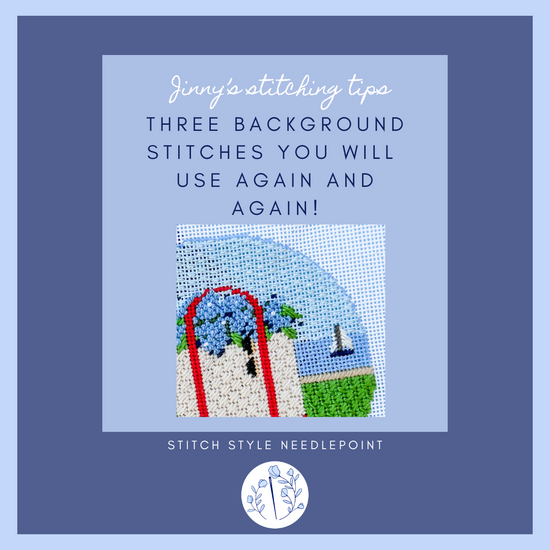 Three Essential Needlepoint Background Stitches!