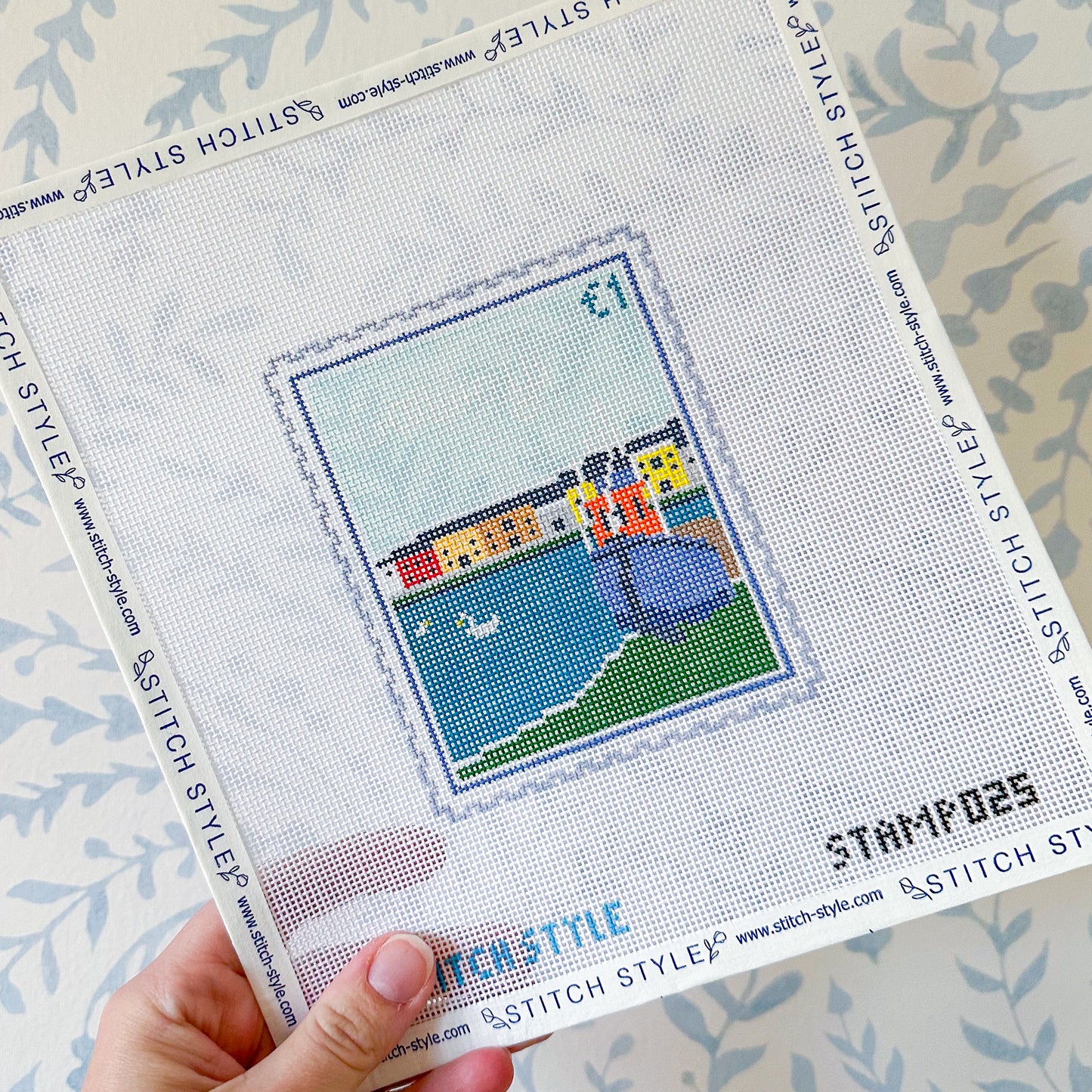 Galway 18 Mesh Travel Stamp Needlepoint Canvas