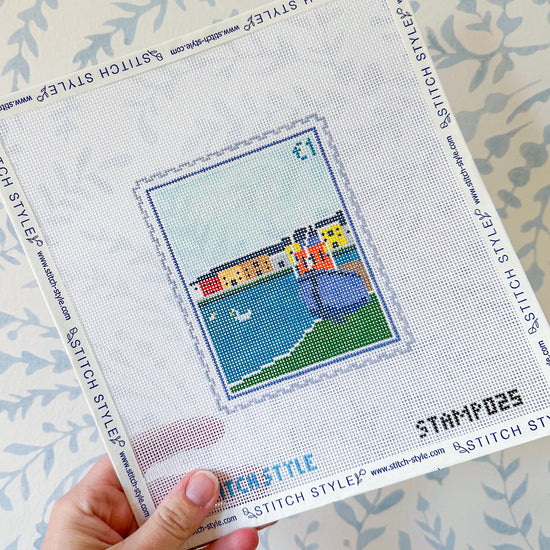 Galway 18 Mesh Travel Stamp Needlepoint Canvas