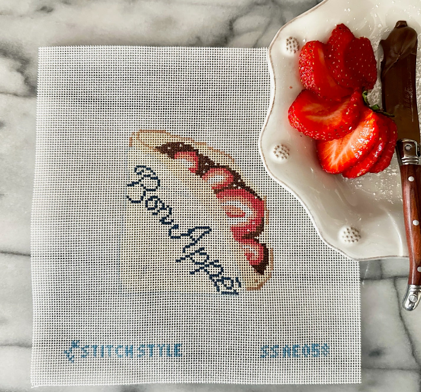 French Crepe 18 mesh Needlepoint Canvas
