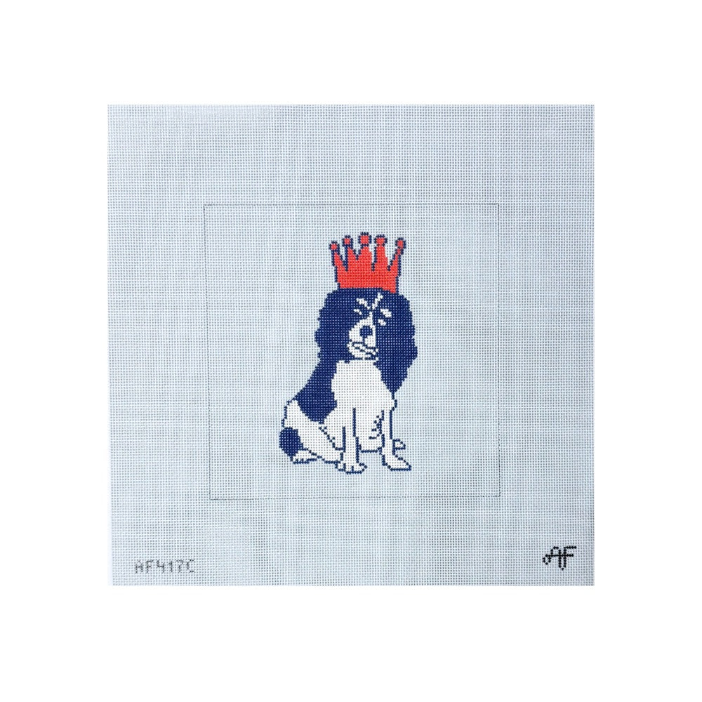 Cavalier King Charles 18 mesh Needlepoint Canvas