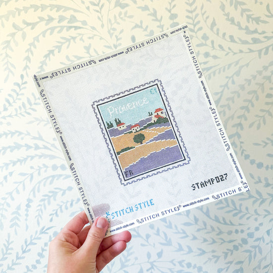 Provence 18 Mesh Travel Stamp Needlepoint Canvas