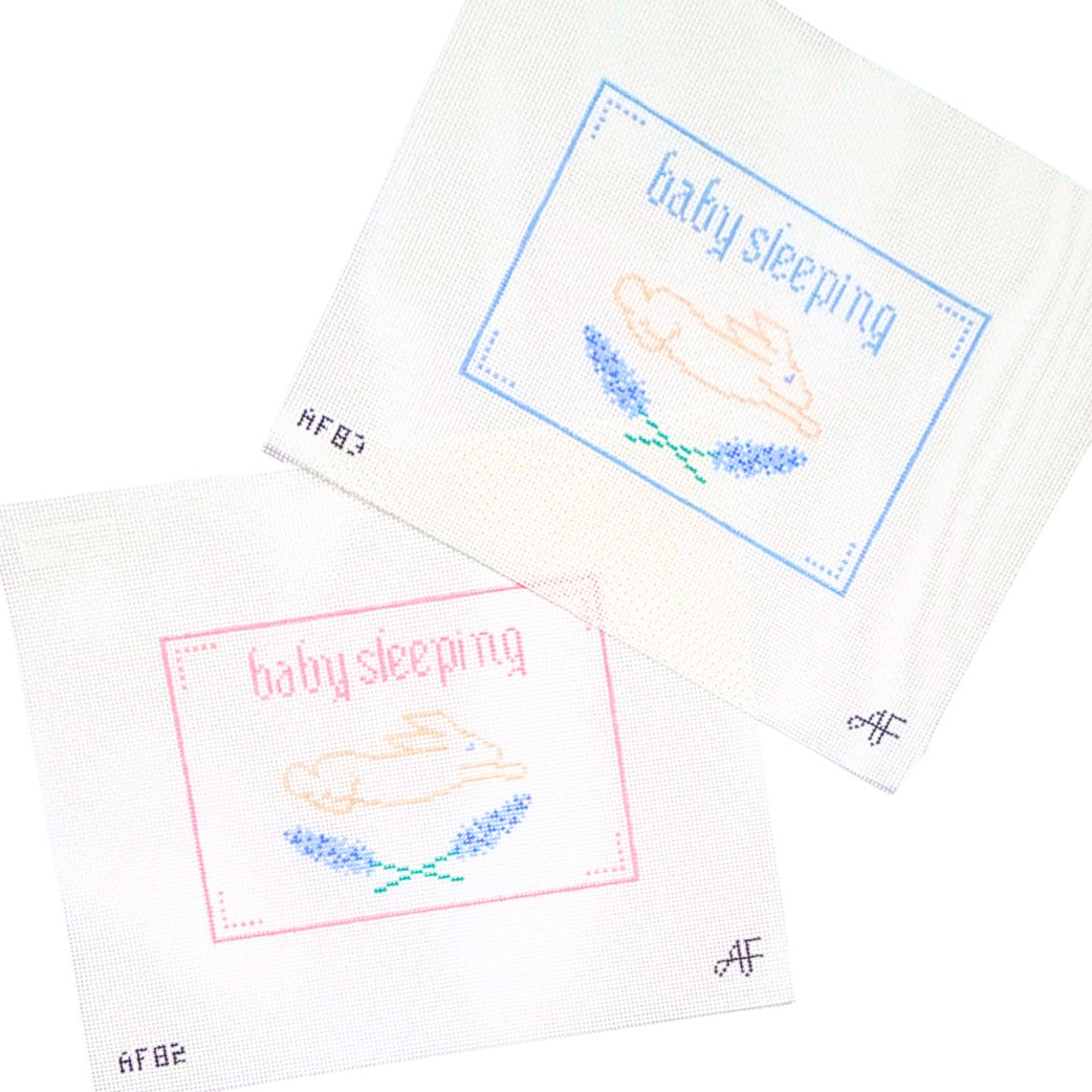 Baby Sleeping Needlepoint Canvas