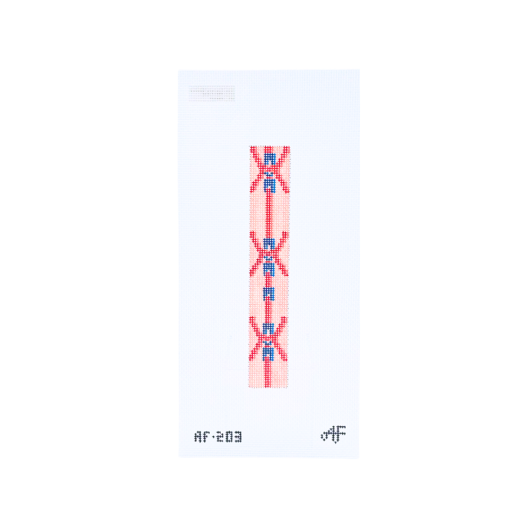 Saddle Keychain 13 mesh Needlepoint Canvas