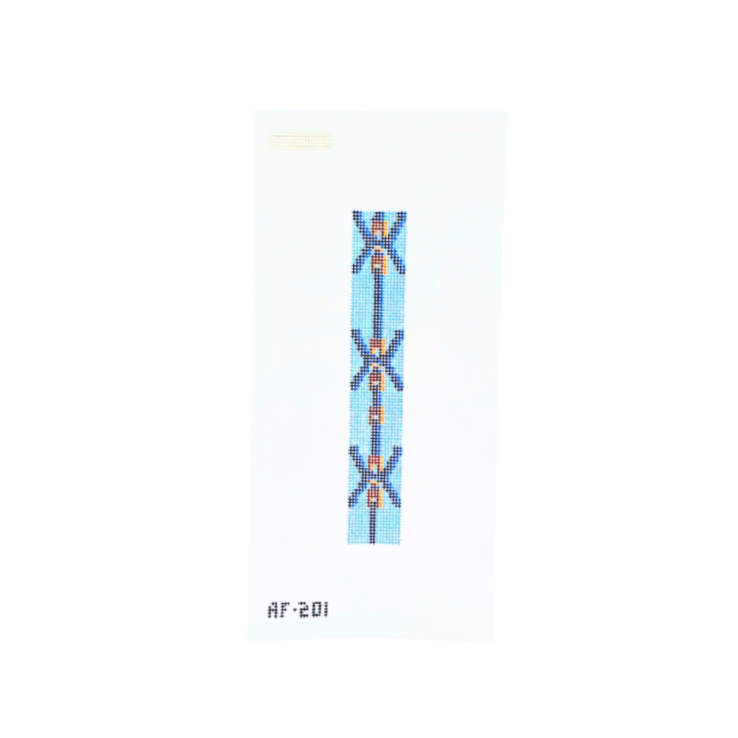 Saddle Keychain 13 mesh Needlepoint Canvas