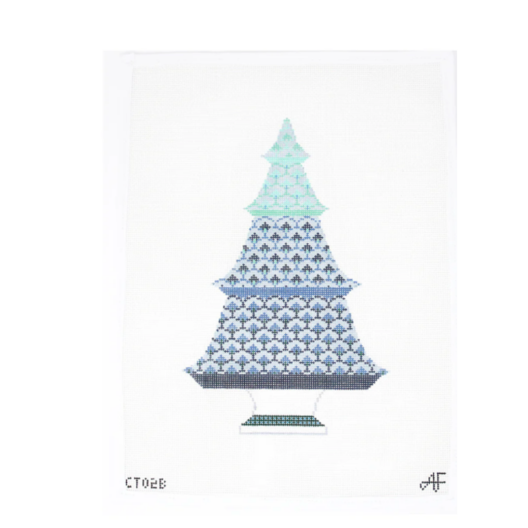 Scallop Tree Needlepoint Canvas