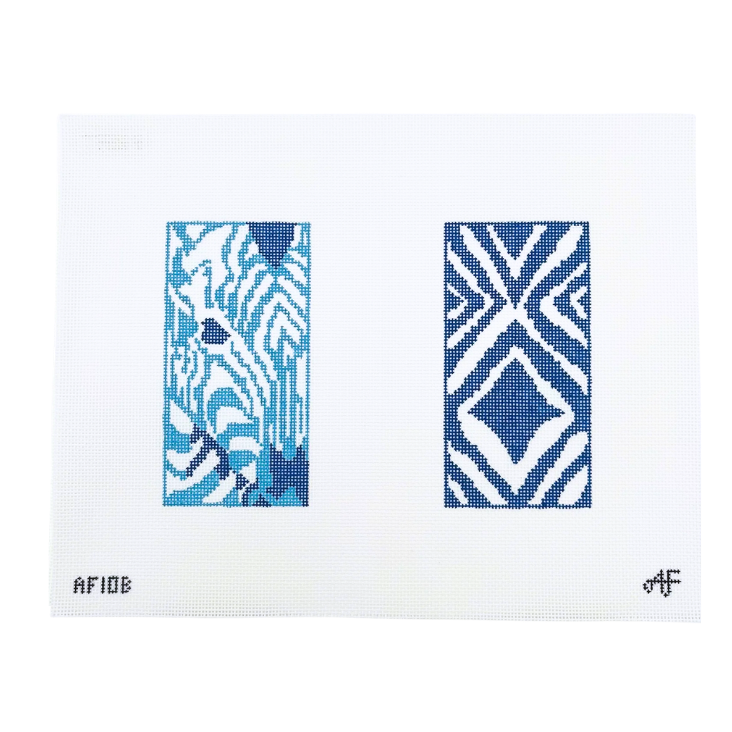 Zebra Double Eyeglass 14 mesh Needlepoint Canvas