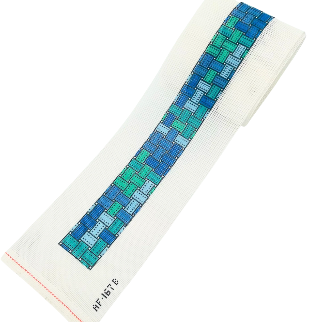 Ribbon Crossbody Strap 14 mesh Needlepoint Canvas