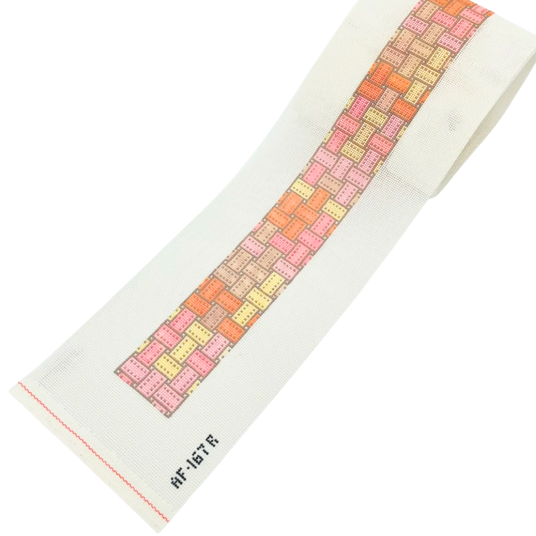 Ribbon Crossbody Strap 14 mesh Needlepoint Canvas
