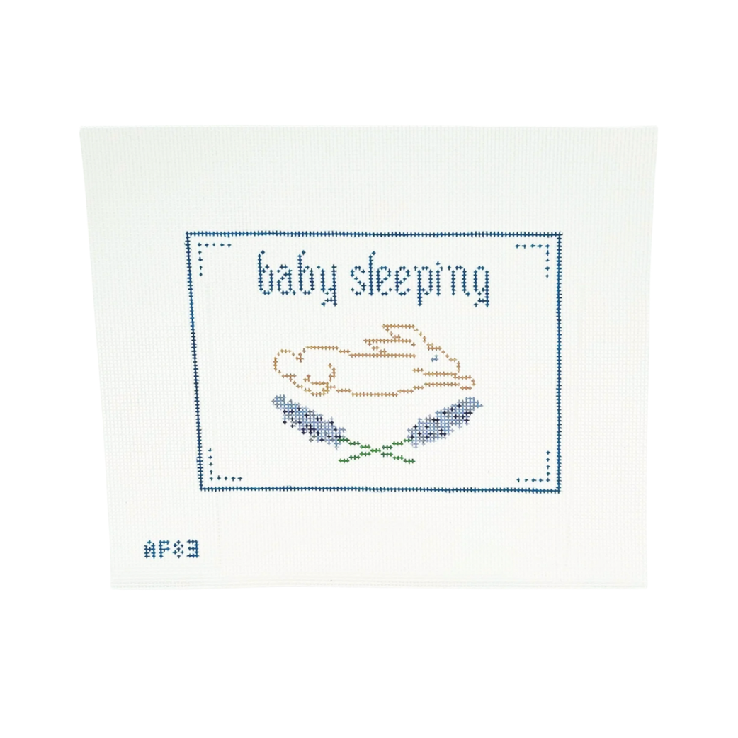 Baby Sleeping Needlepoint Canvas