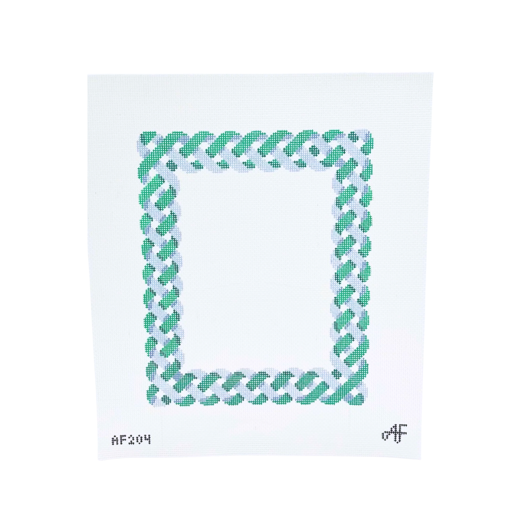 Rope Frame 13 mesh Needlepoint Canvas