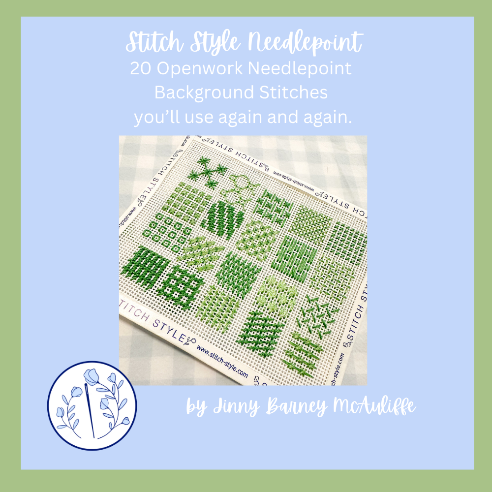 20 Open Background Stitches E-Book By Jinny McAuliffe
