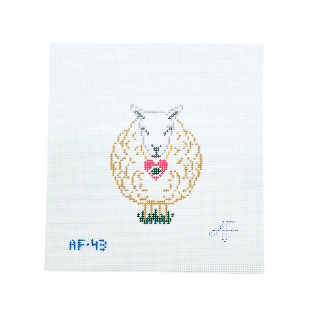 "I love you" ornament Needlepoint Canvas