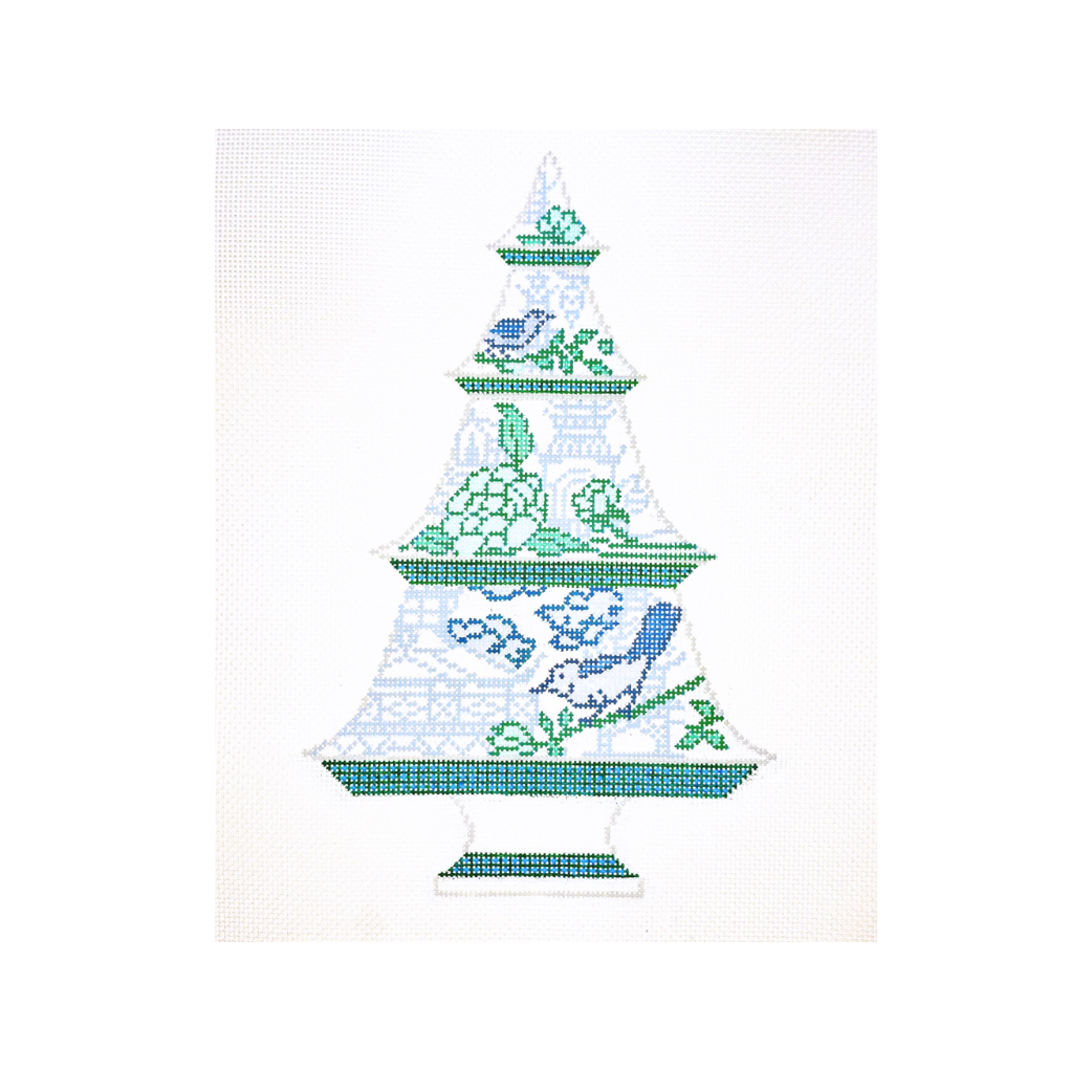 Bird Tree Needlepoint Canvas