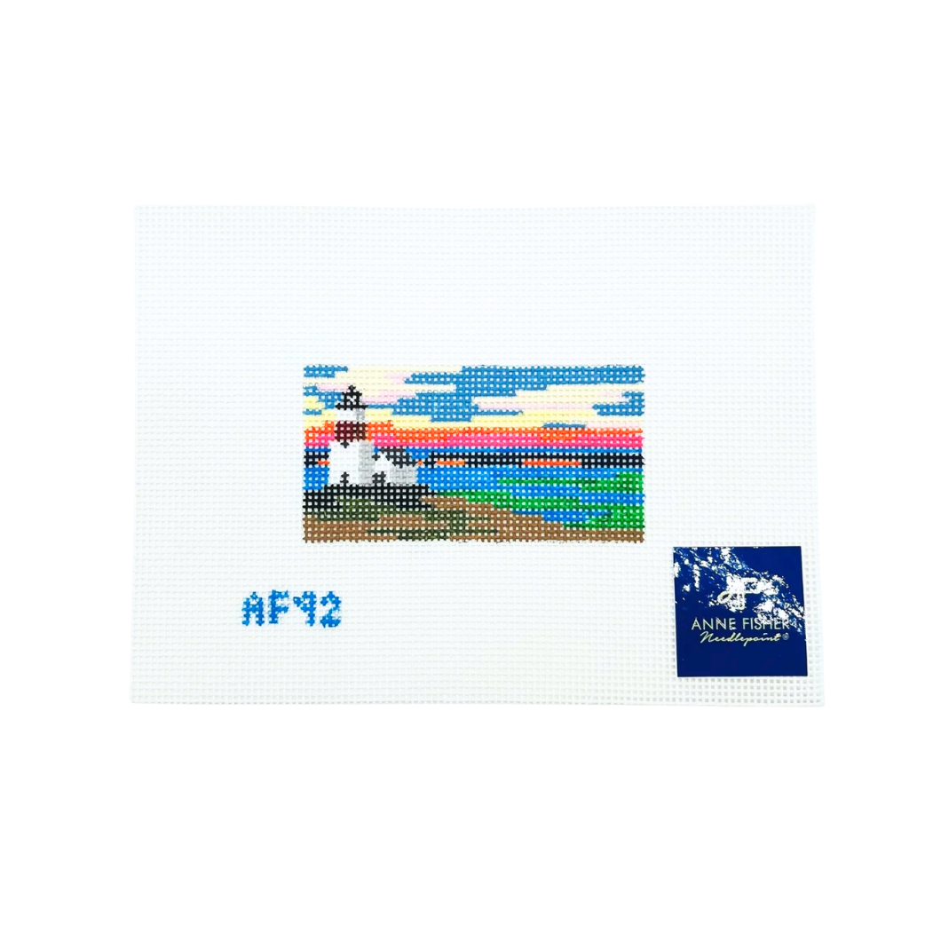 Lighthouse Insert Needlepoint Canvas