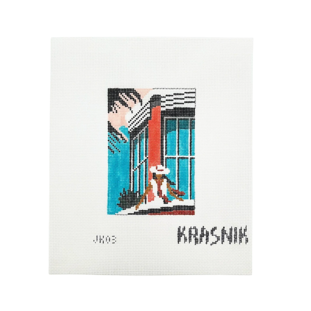 Vacation Passport Insert Needlepoint Canvas