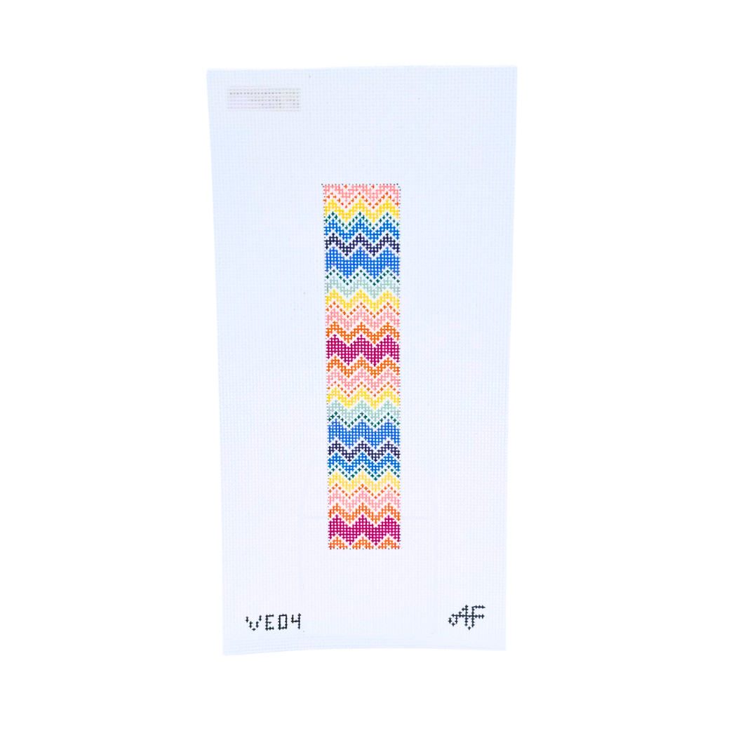 Bargello Keychain 14 mesh Needlepoint Canvas