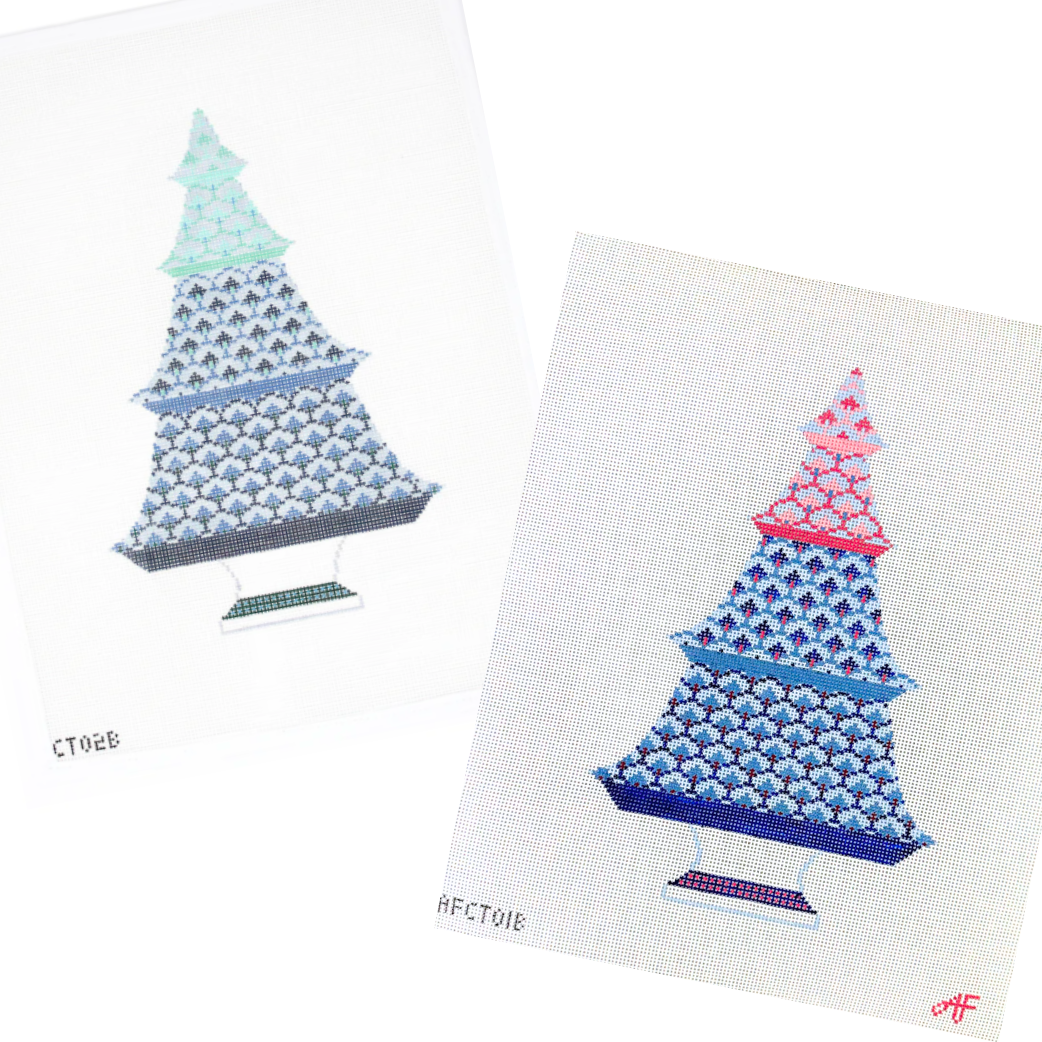 Scallop Tree Needlepoint Canvas