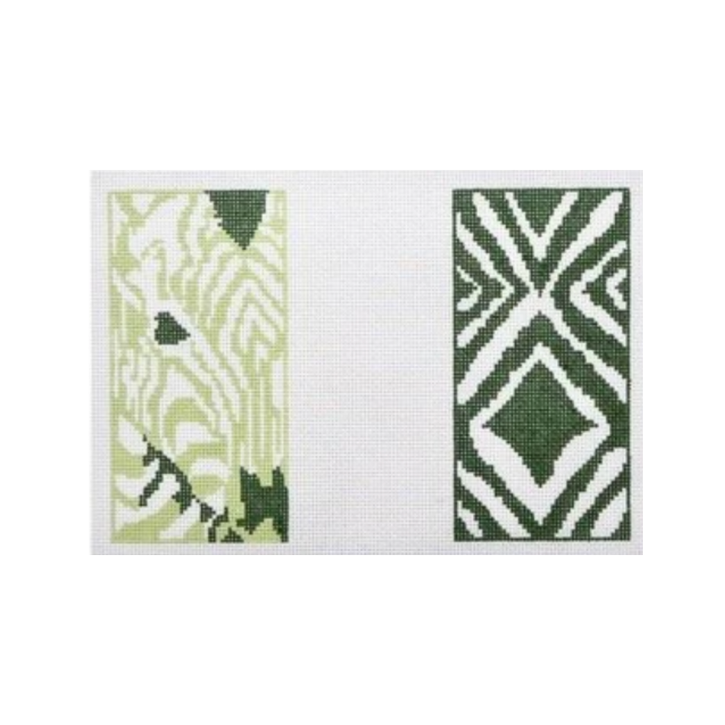 Zebra Double Eyeglass 14 mesh Needlepoint Canvas