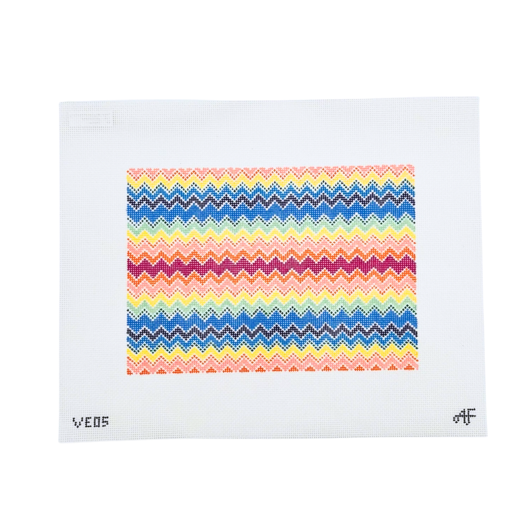 Bargello Clutch 14 mesh Needlepoint Canvas