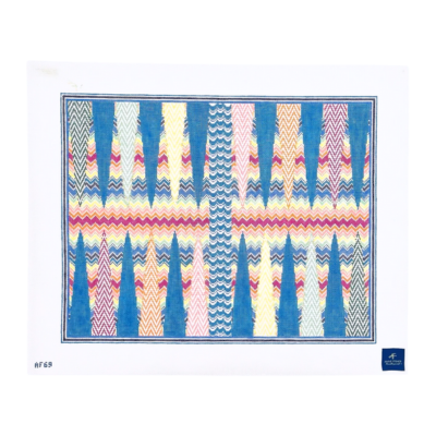 Bargello Backgammon Board 14 mesh Needlepoint Canvas