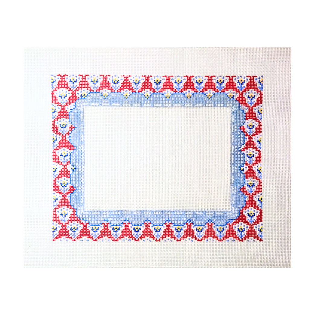 Red Provence Fame 14 mesh Needlepoint Canvas