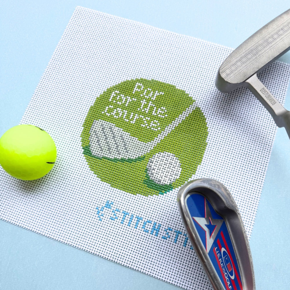 Par for the Course 13 Mesh Needlepoint Canvas