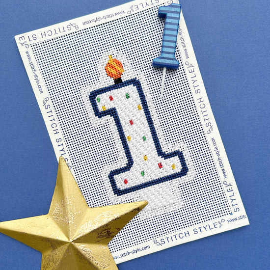 Stitch Guide for the Gingham Stitchery Birthday Candles