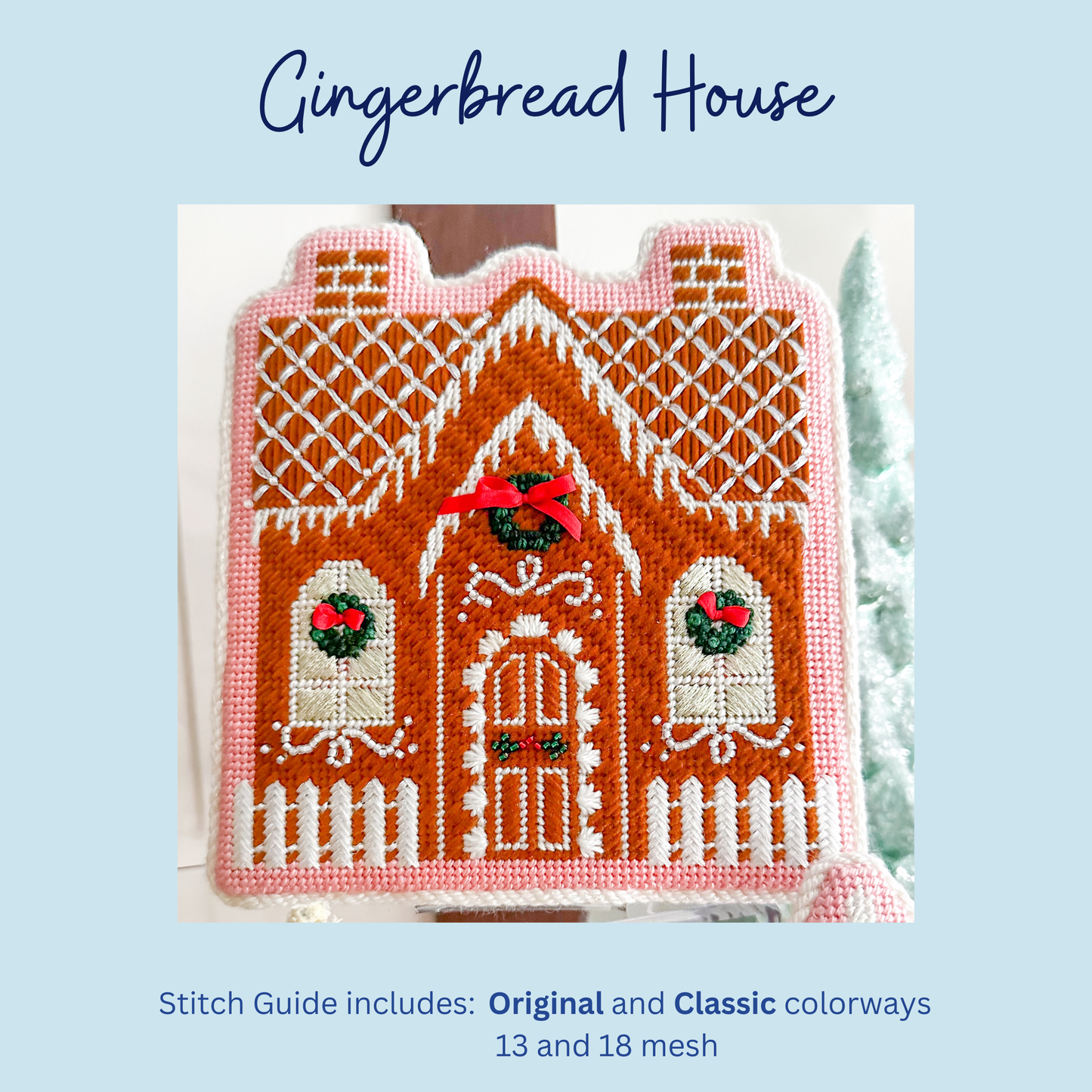 Stitch Guide for Le Point Studio Gingerbread House