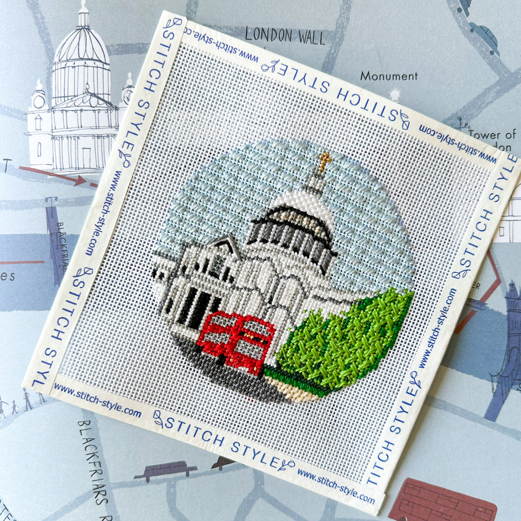 St. Paul's Cathedral Needlepoint Canvas – Stitch Style Needlepoint