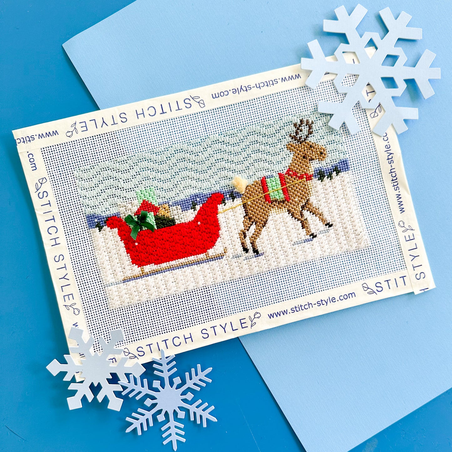 Reindeer Games Series Needlepoint Canvas
