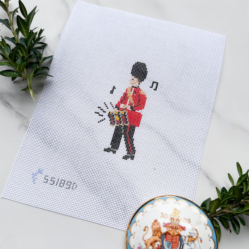 London Guard Needlepoint Canvas- Drums
