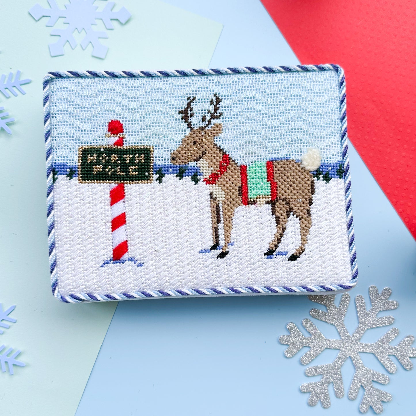 Reindeer Games Series Needlepoint Canvas